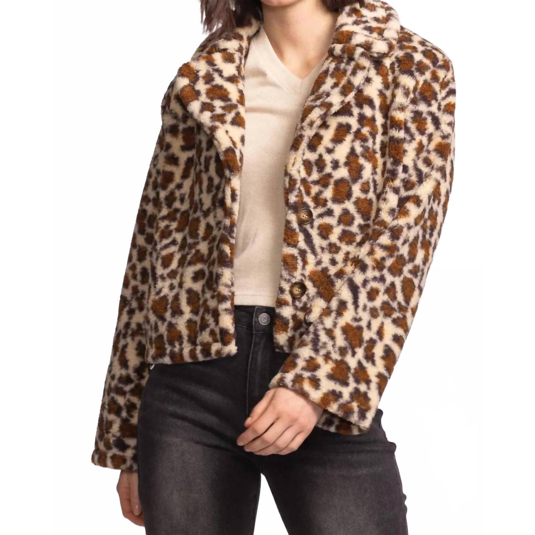 New Pink Martini Bethany Coat In Multi Color